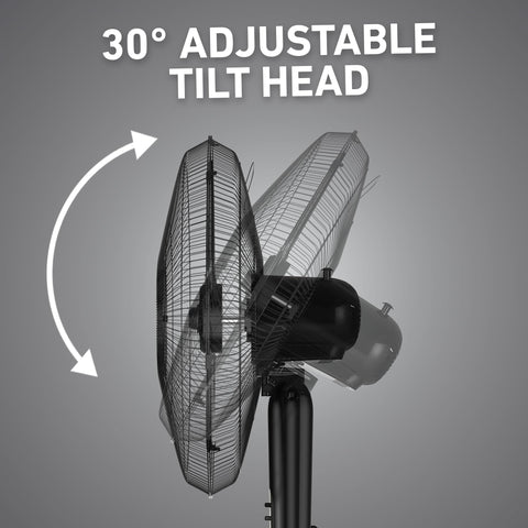HOLMES 80 degree oscillation shown for wide room coverage