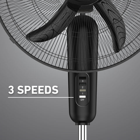 HOLMES tilt-head feature demonstrating directed airflow for seating areas