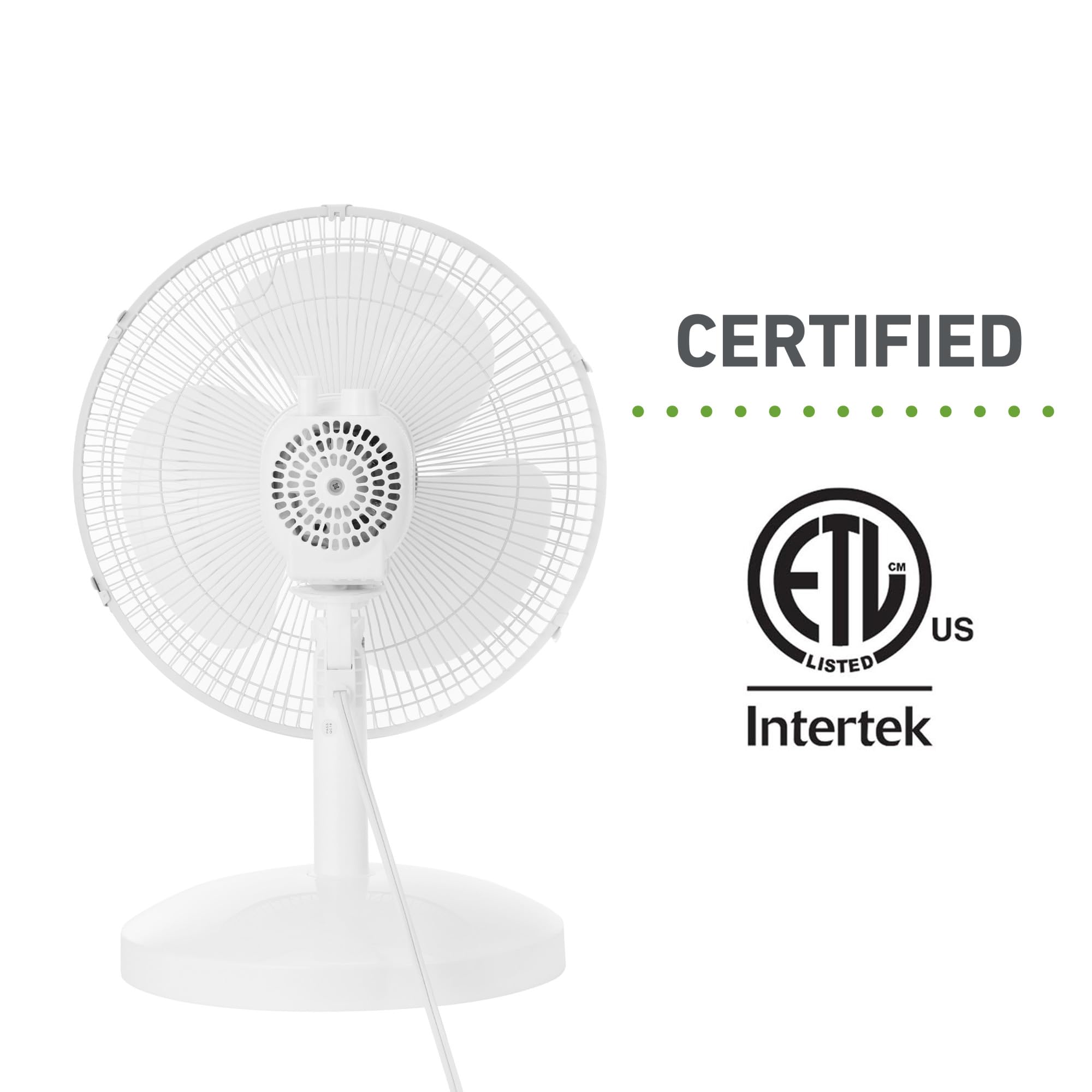 Holmes sleek white finish blends with any décor.