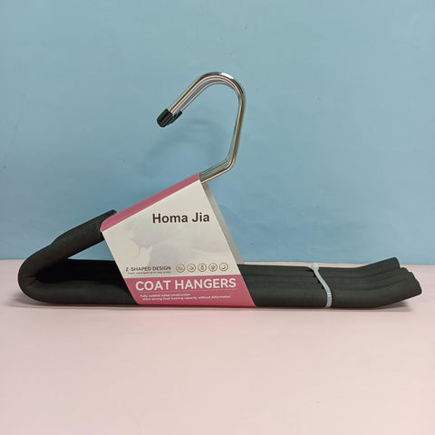 Homa Jia organized wardrobe with open-ended hangers ready for daily outfits