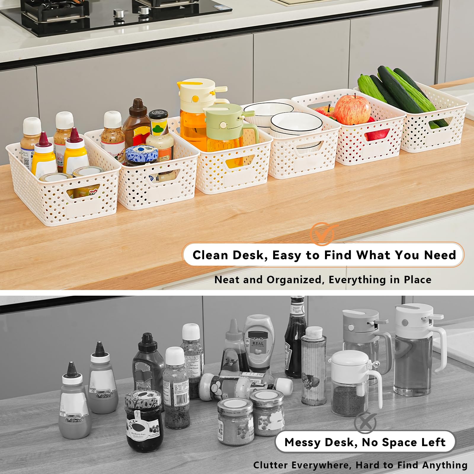 Homaigie writable label sheet helps quick classification and organized storage.