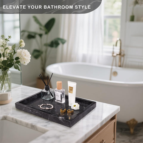 Homaura marble tray easy to wipe after perfume use