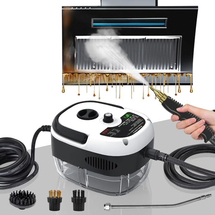 Hombasing steam cleaner undergoing safety testing and QA
