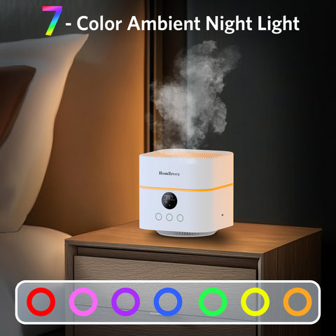 HomBreez in a nursery setting, showcasing baby-friendly air.