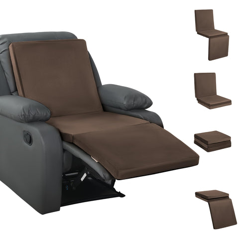 HOMBYS 3-in-1 recliner cushion front view with full coverage for enhanced comfort.