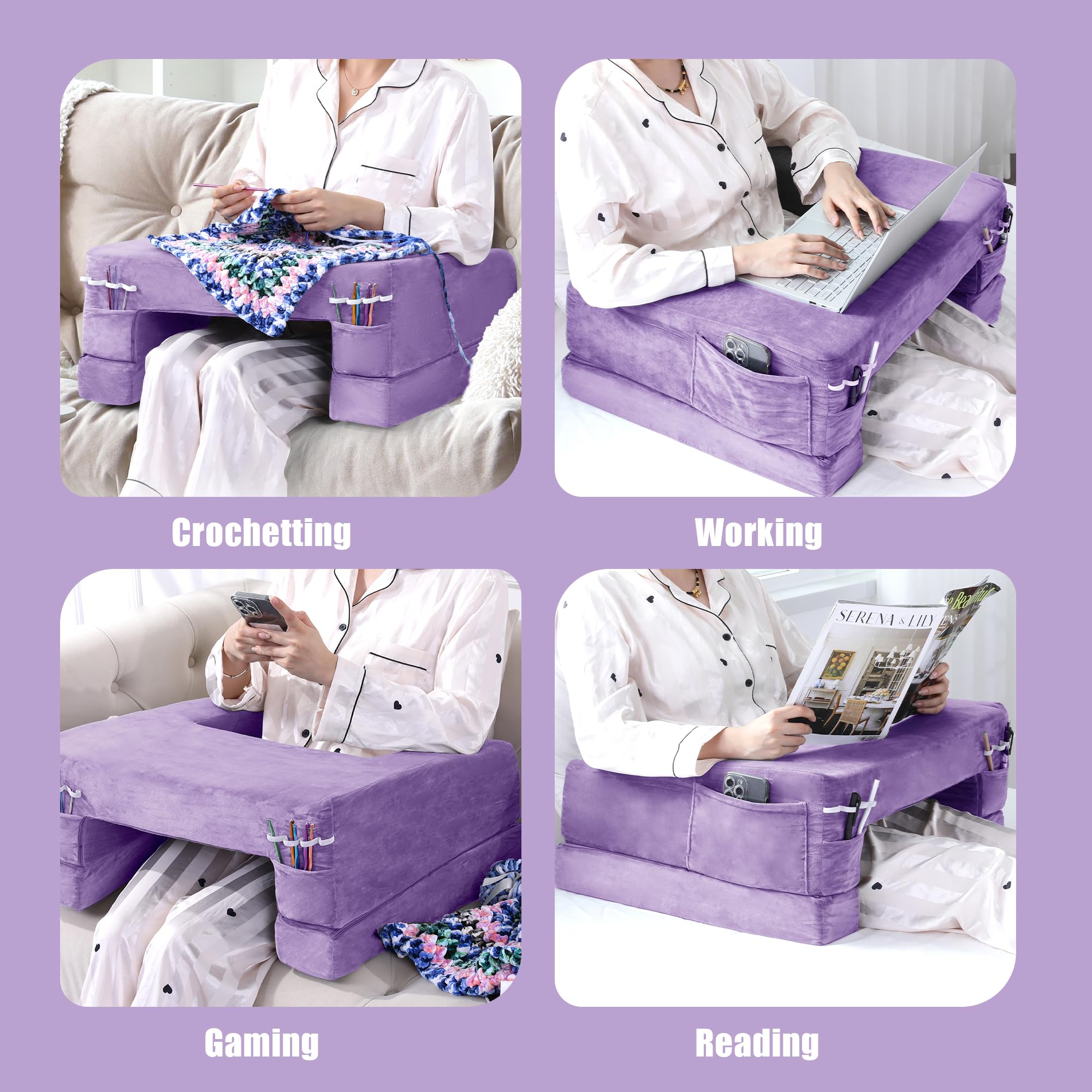 HOMBYS dimensions 21.7 by 20 by 11 inches adapt to different seating positions