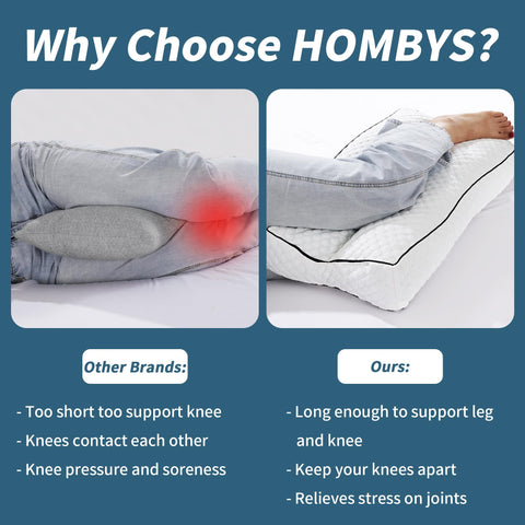 HOMBYS 6.5-inch height provides between-knee elevation for support