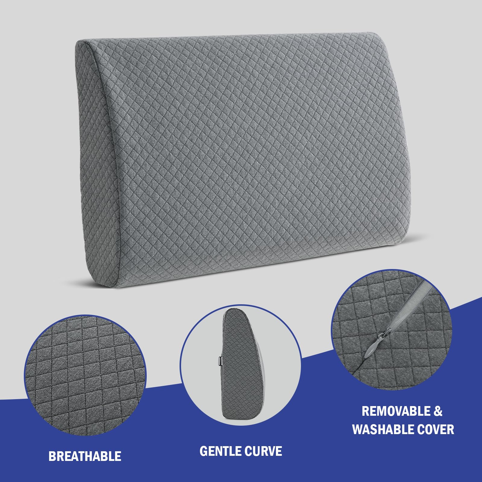 Removable HOMBYS cover is breathable and easy to wash