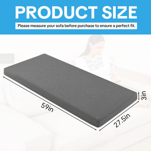 HOMBYS memory foam layer close-up highlights plush support