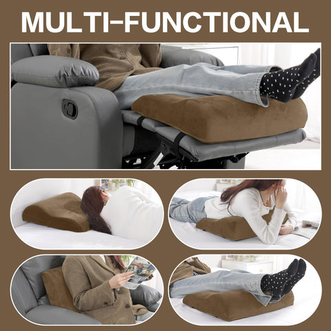 HOMBYS multi-use back lumbar pillow suitable for bed, sofa, or floor