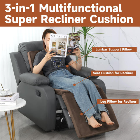 HOMBYS non-slip bottom keeps cushion steady during use.