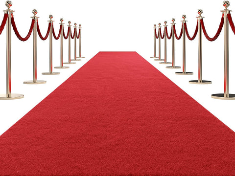 HOMBYS red carpet runner 450gsm thick for grand entrances