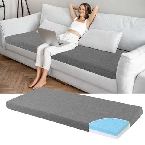 HOMBYS sofa topper memory foam layer on couch for lasting comfort