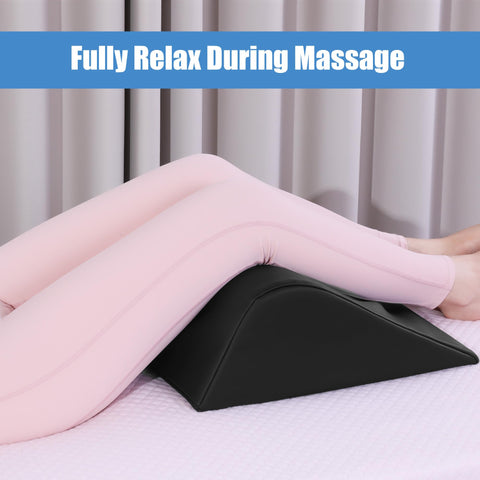 HOMBYS wedge bolster arc design enhances comfort and knee relief.