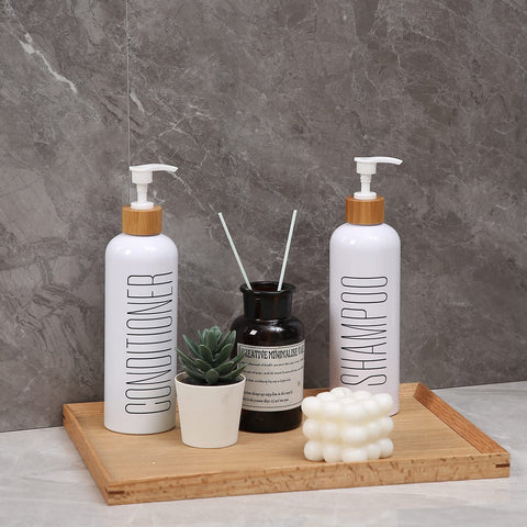 HOMCDALY dispenser labels remain permanent and peel-proof for tidy product labeling.