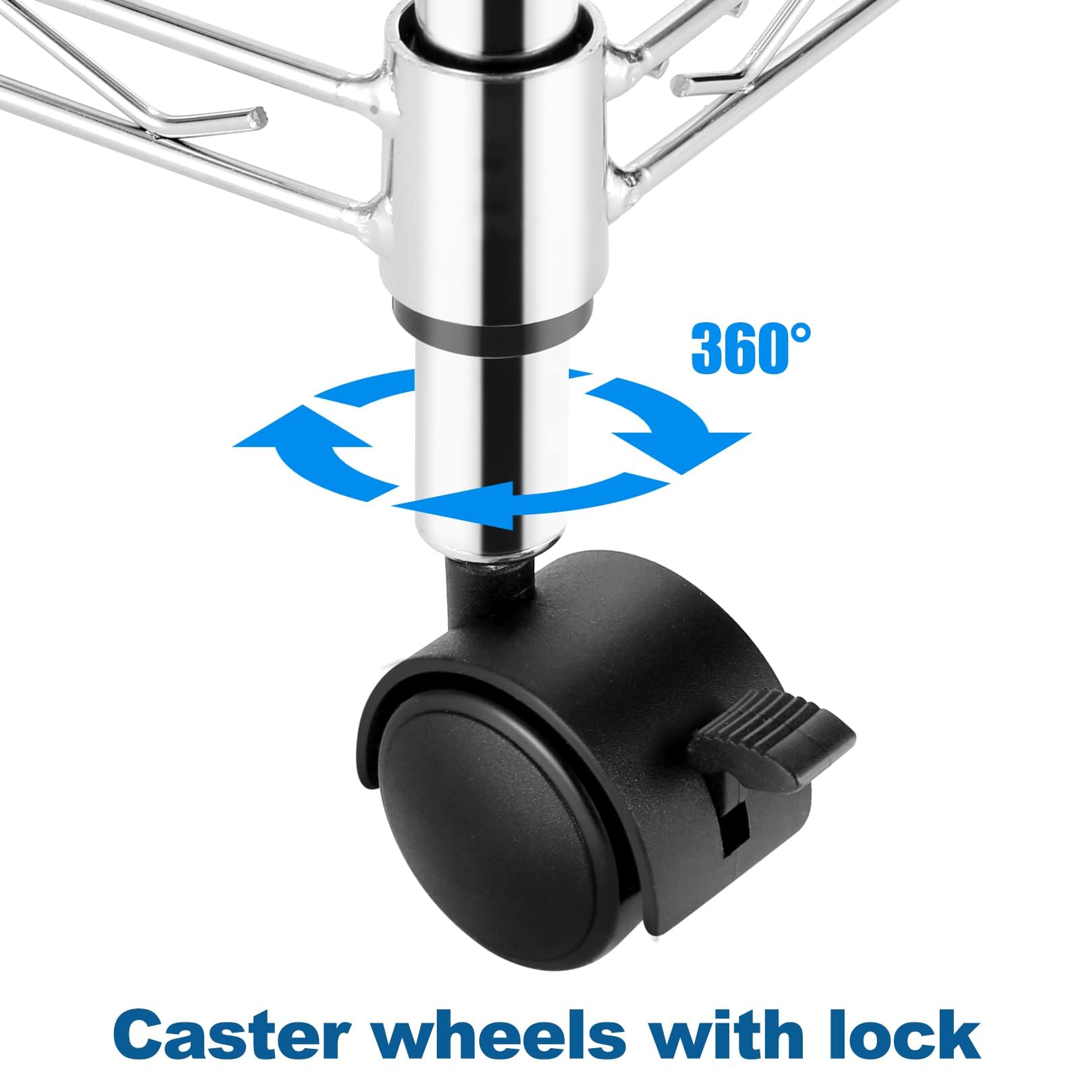 Homdox side hooks add hanging options for towels or tools.