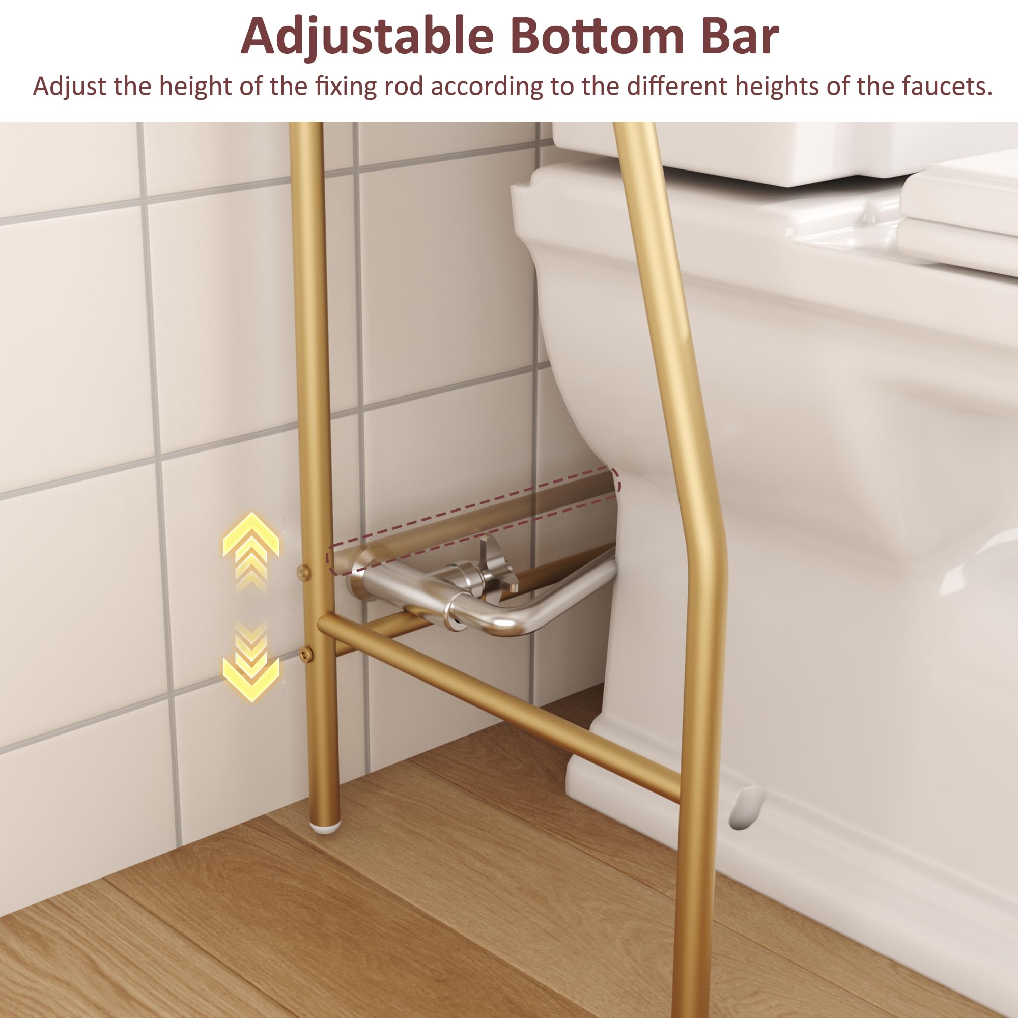 HOME BI paper towel holder on shelf for quick access