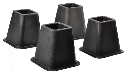 HOME IT bed lifters with 1 inch lip secure beds and casters