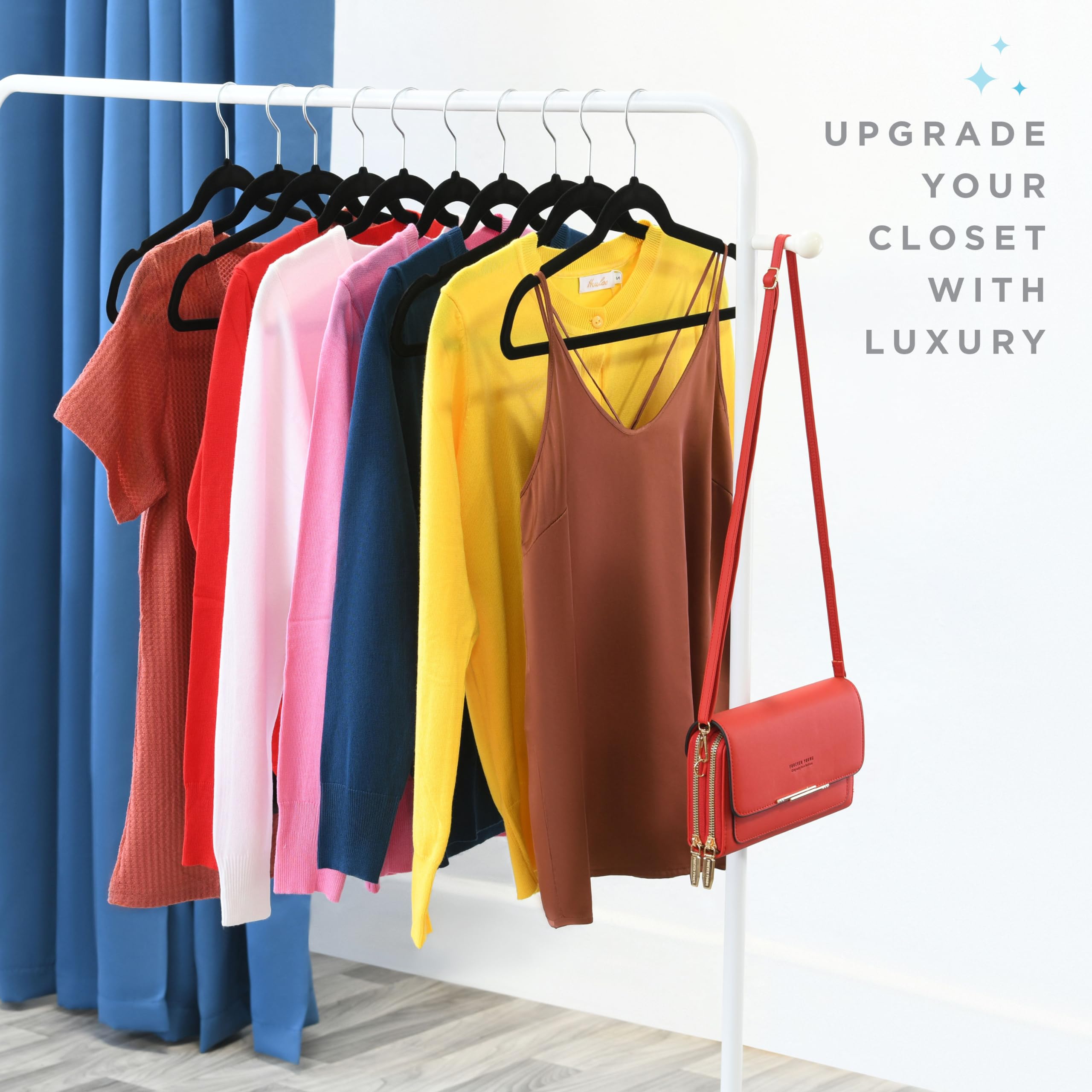 HOME IT dimensions 17.4 x 0.2 x 9.2 inches fit standard closets.
