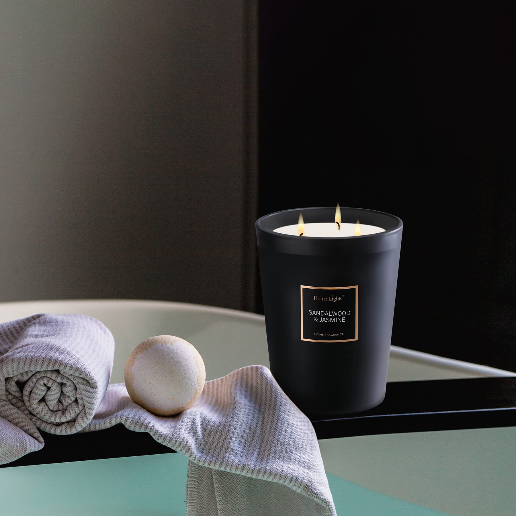 Home Lights gift-worthy candle display with multiple scents
