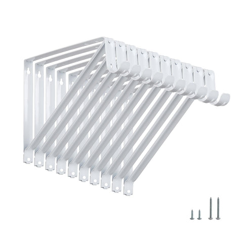 HOME MASTER HARDWARE heavy duty closet bracket supports up to 250 lbs for sturdy storage.