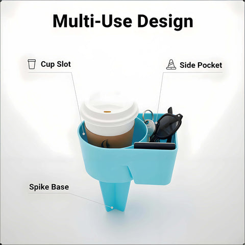 Home Queen Beach Cup Holder purple adds playful style and drink stability