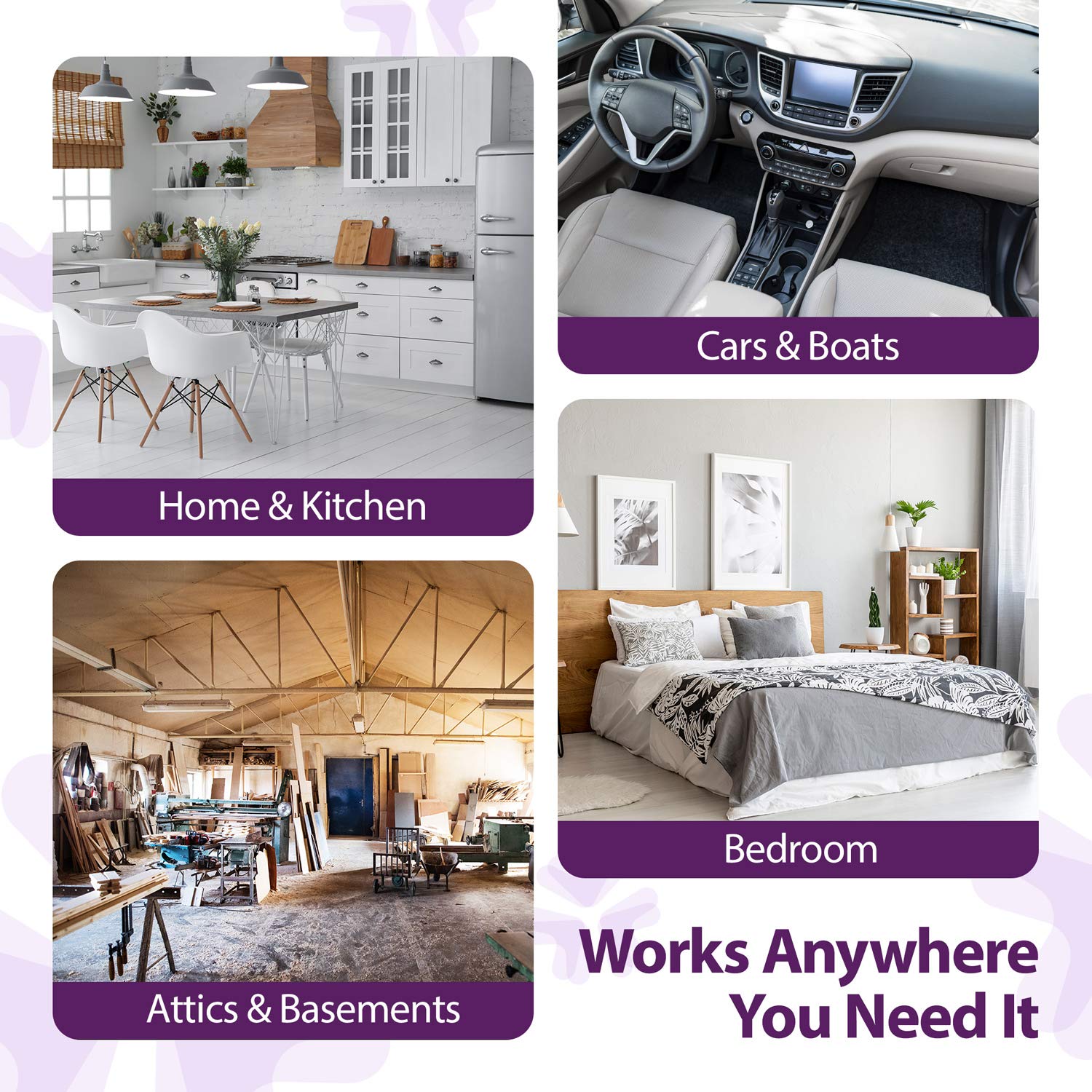 HOME SANITIZER SOLUTIONS powerful odor neutralization for large or small spaces.