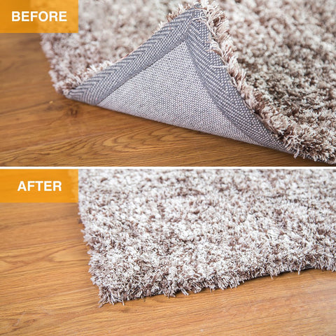 Home Techpro under-rug installation keeps corners flat and neat