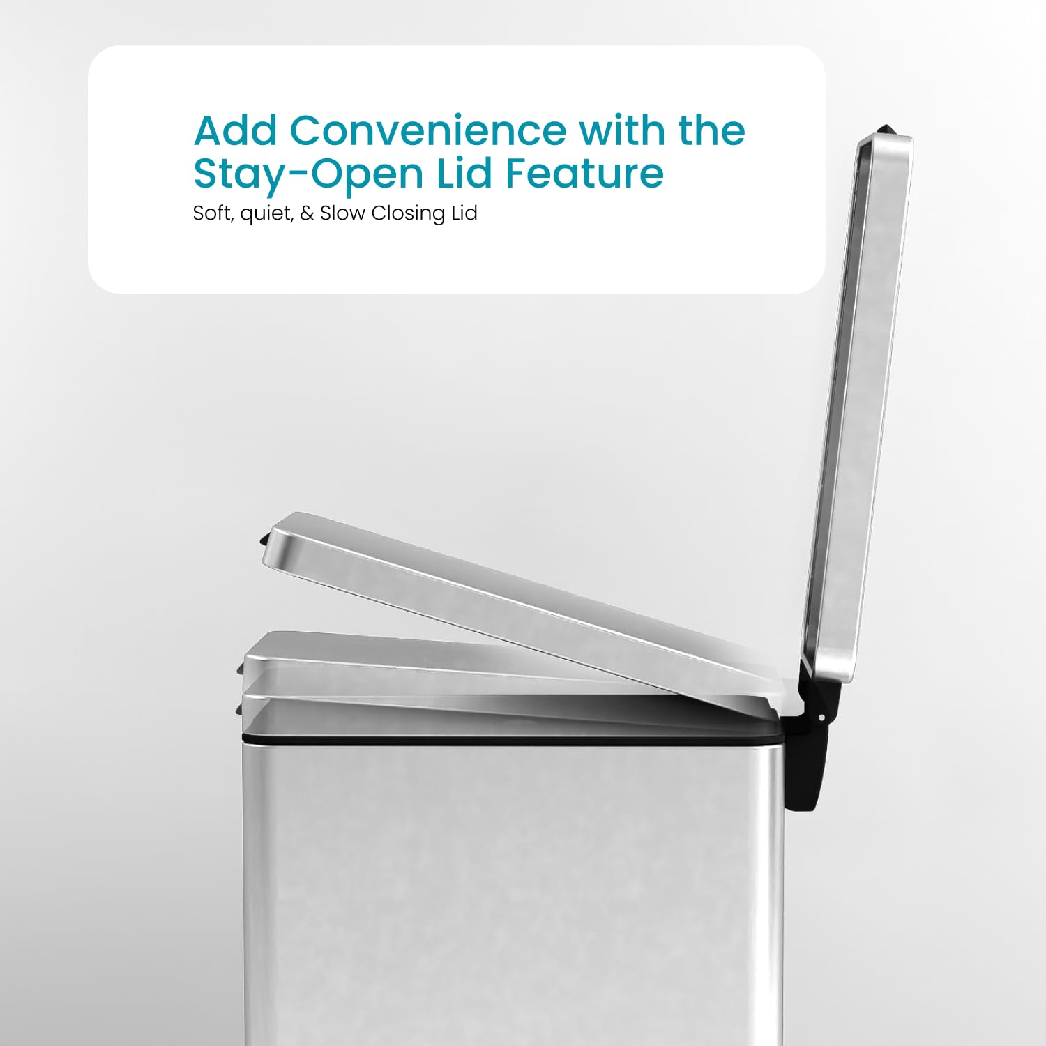 Home Zone Living removable liner interior for quick and clean bag changes.