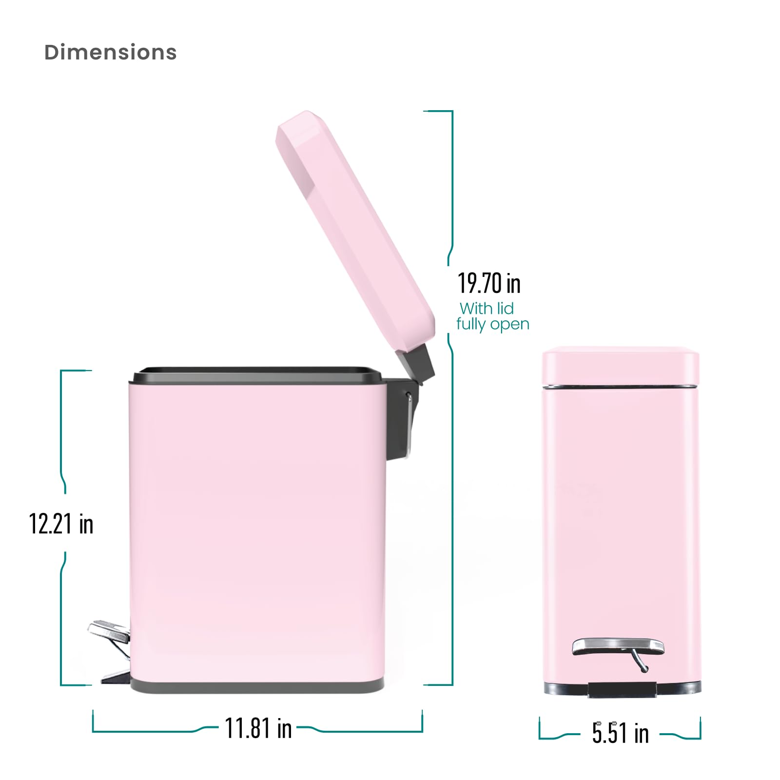 Home Zone Living matte pink finish adds stylish warmth to spaces