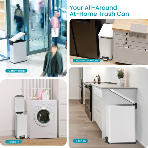 Home Zone Living matte white finish blends with modern kitchens