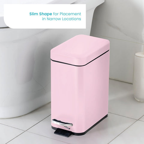 Home Zone Living removable inner bucket enables quick bag changes
