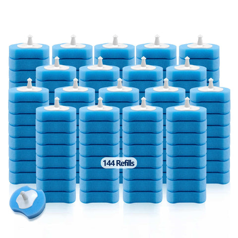 HOMEBETTER 144-count refill pack for long-lasting bathroom cleaning