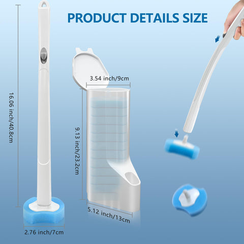 HOMEBETTER multi-surface scrub brush for porcelain and more