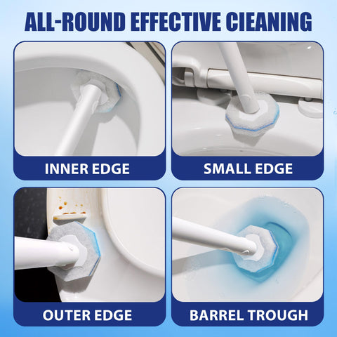 HomeBetter pre-filled cleaning solution activates on contact for foamy, effective scrubbing.
