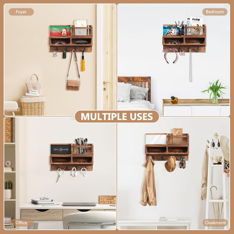 Homebros rustic brown finish blends with farmhouse and modern decor.