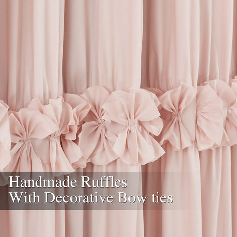 Homechoice Decor rustic rod pocket drapes offer easy hanging