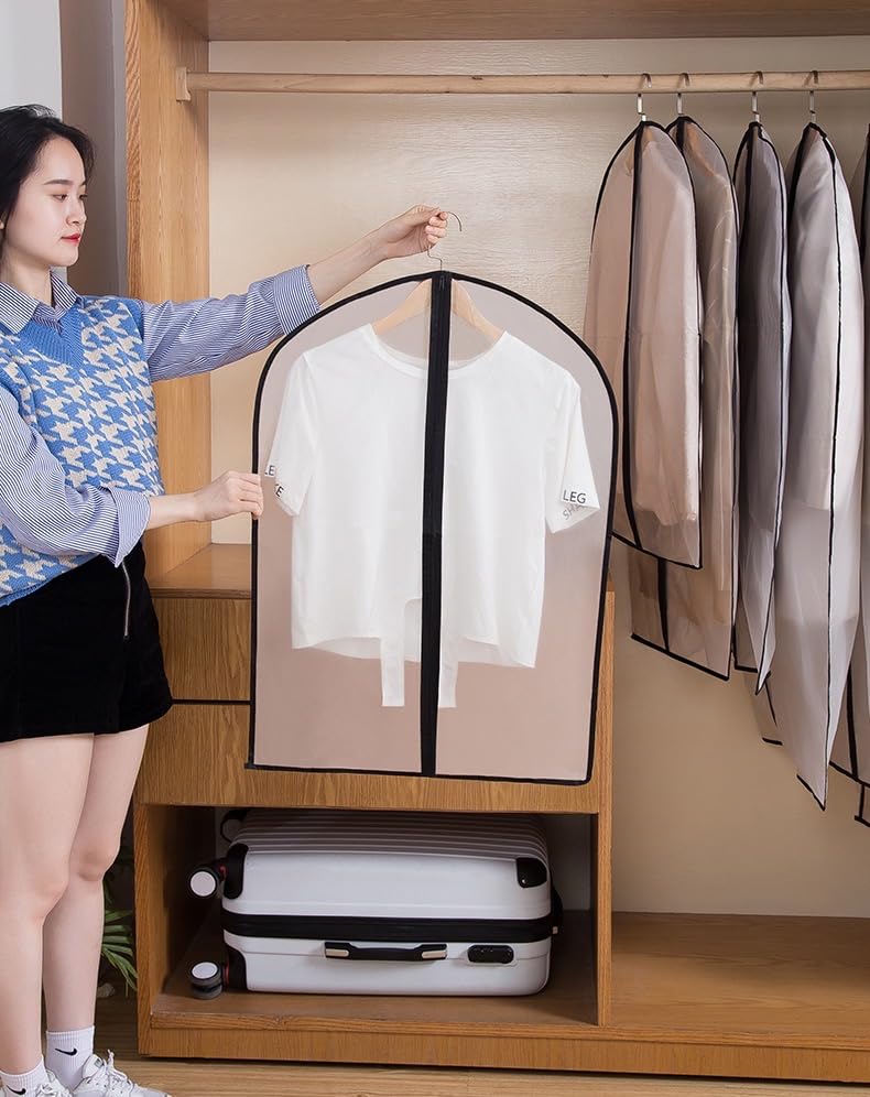 HomeClean breathable PEVA garment bag allows airflow while protecting contents