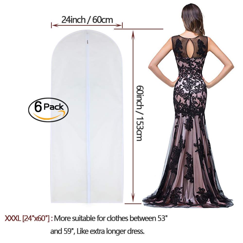 HomeClean dustproof bag made of washable PEVA material protects garments