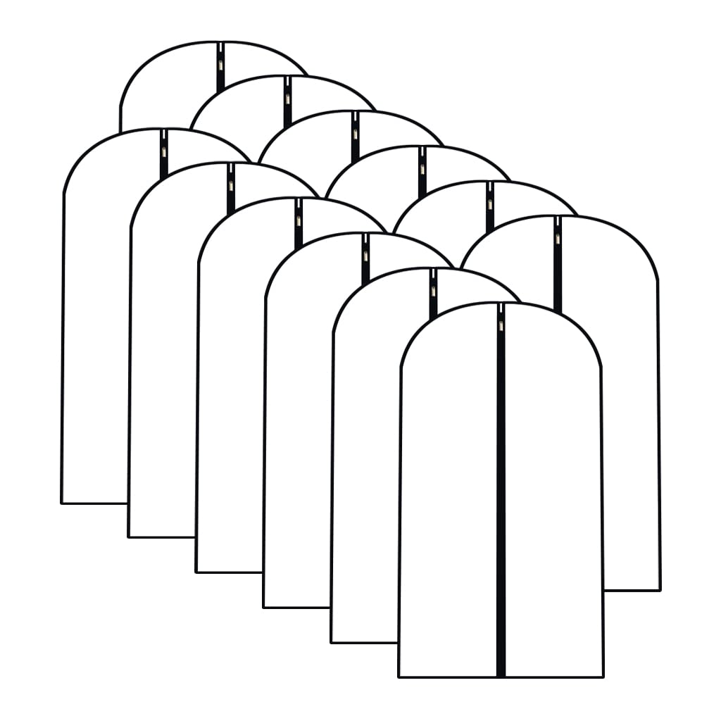 HomeClean garment bag transparent view of clothes for quick selection.