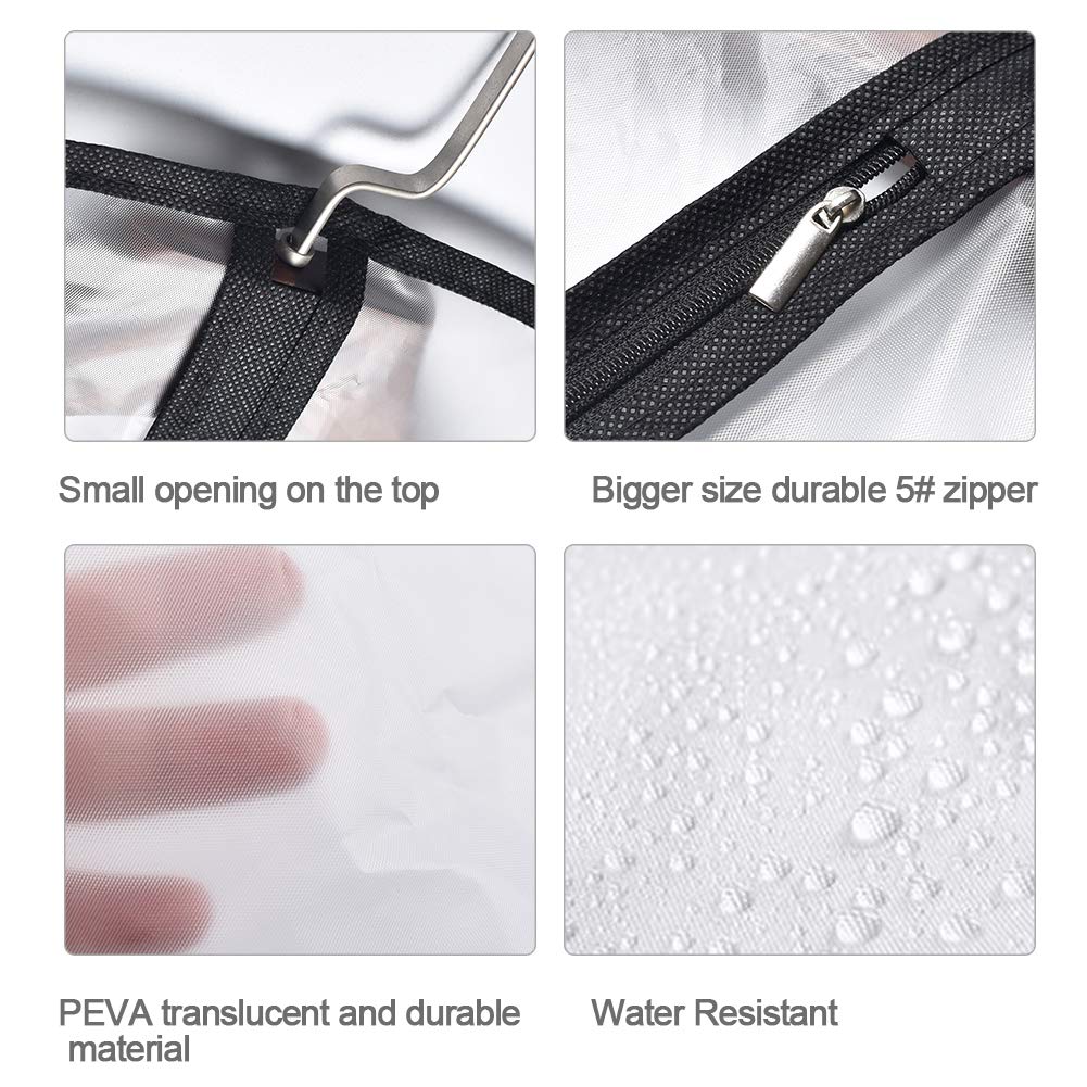 HomeClean garment bag made from washable material for repeated use.