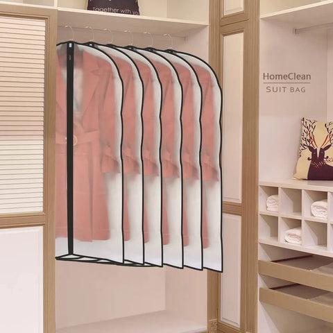 Clear design from HomeClean helps locate outfits quickly and efficiently