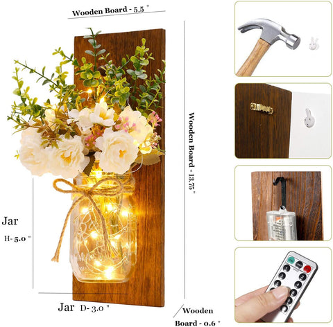 Homecor two-pack sconces ideal as wedding or holiday gifts.