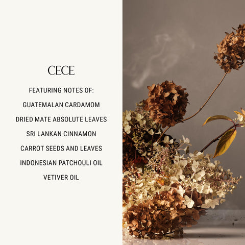 Homecourt Cece candle 8 oz packaging, ideal for gifting.