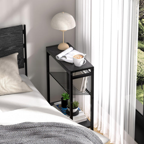 Homedawn console table for entrance, slim profile fits narrow hallways.