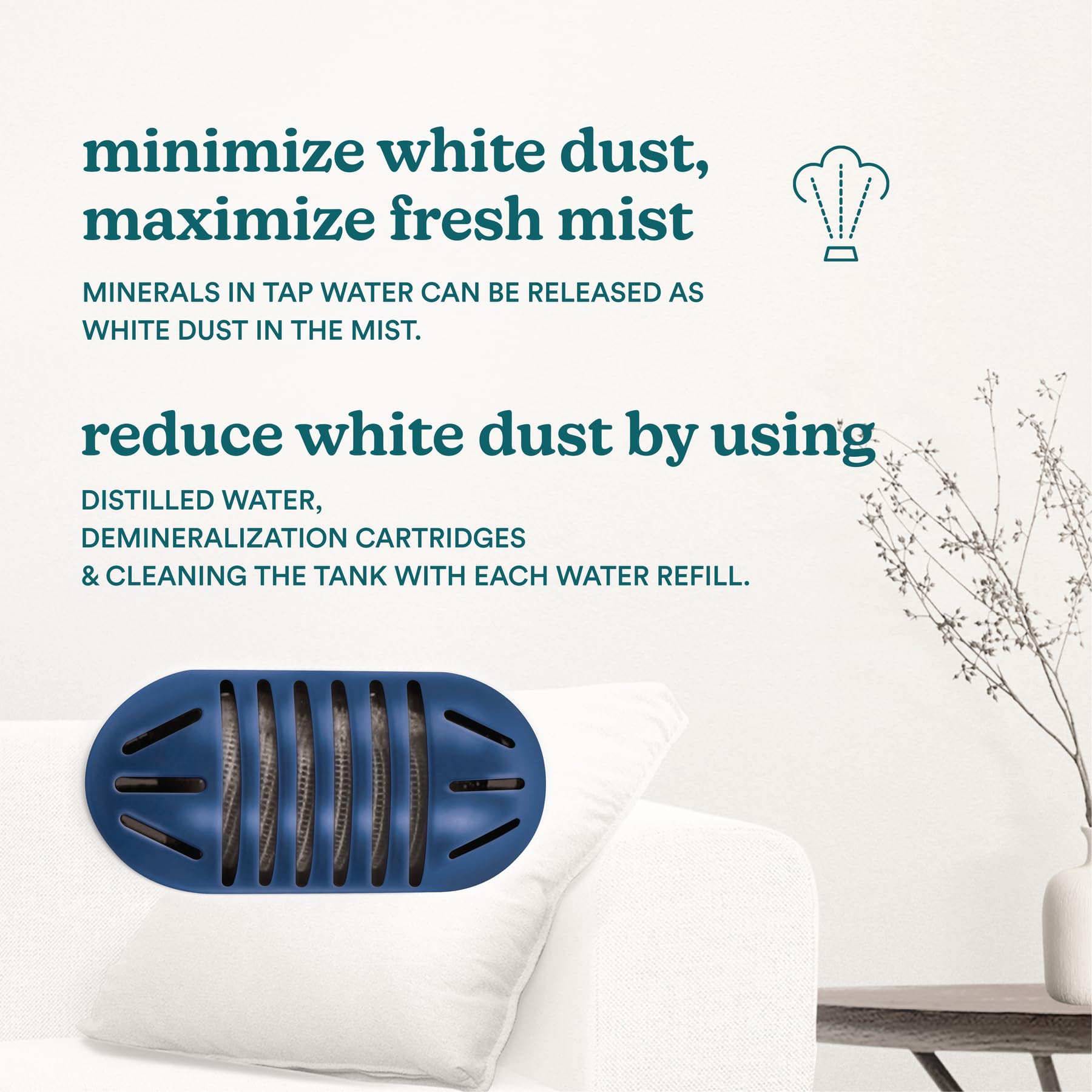 Homedics Clean Tank Tech with auto shutoff for safe operation
