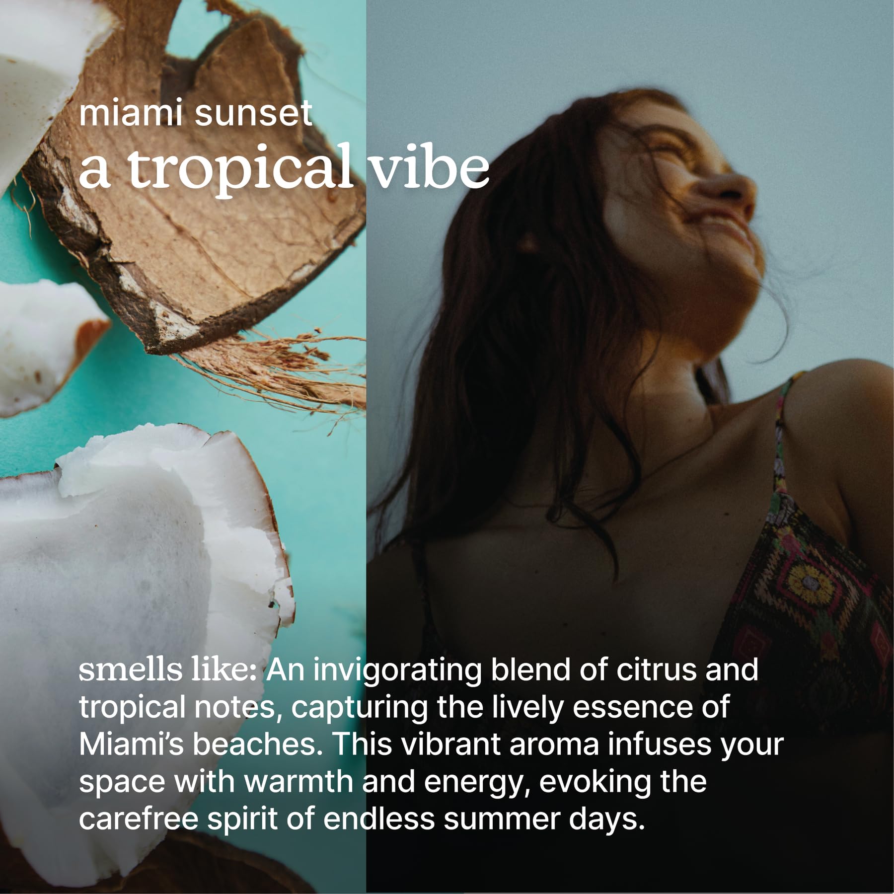 Homedics SereneScent Miami Sunset bottle twist for easy diffuser setup in any room.