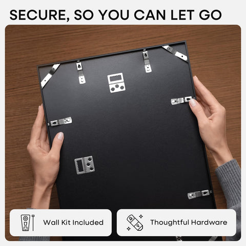 Homeforia 12x12 frame tempered glass clarity enhances detail