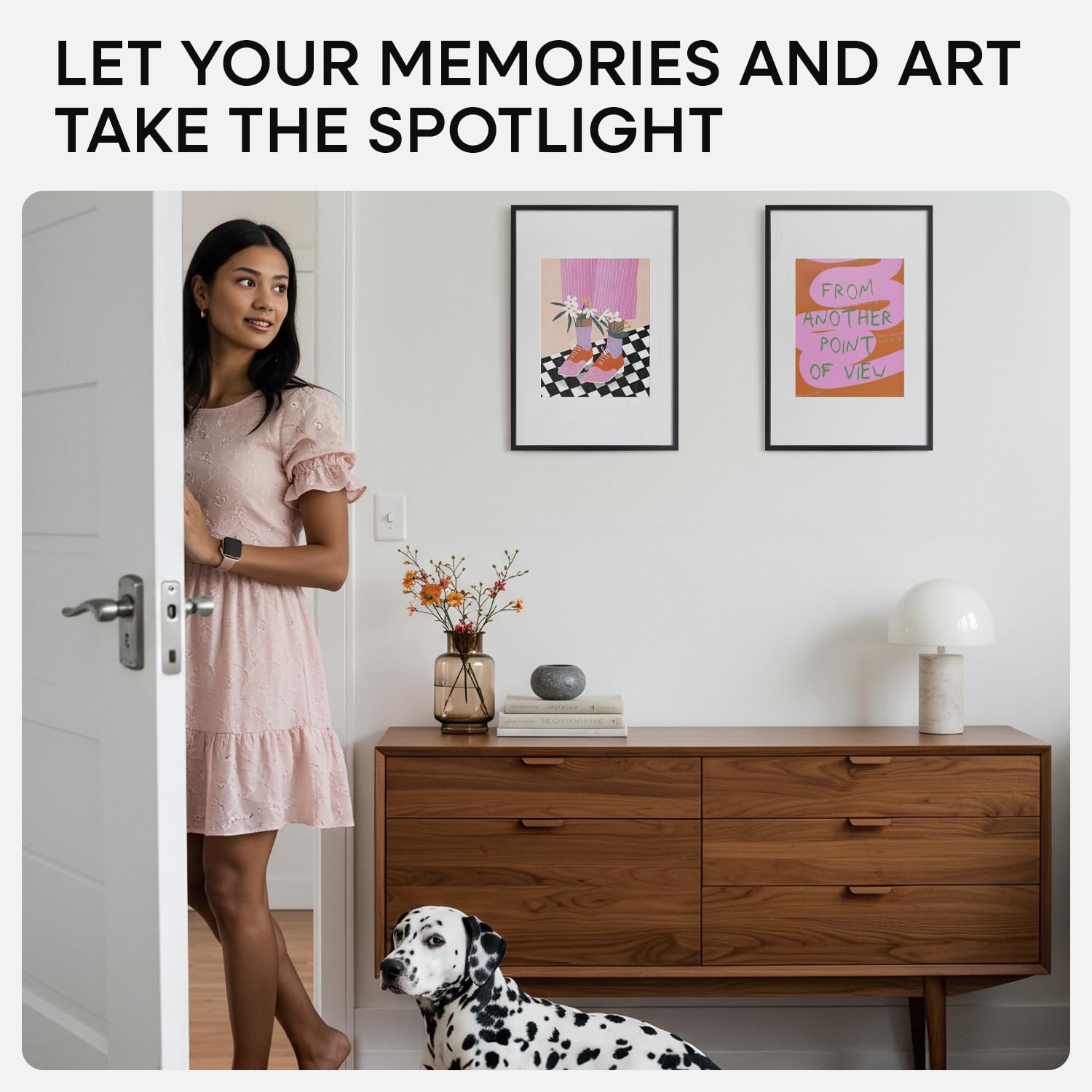 Homeforia 12x18 frame with mat 8.5x11 shows gallery-ready negative space.