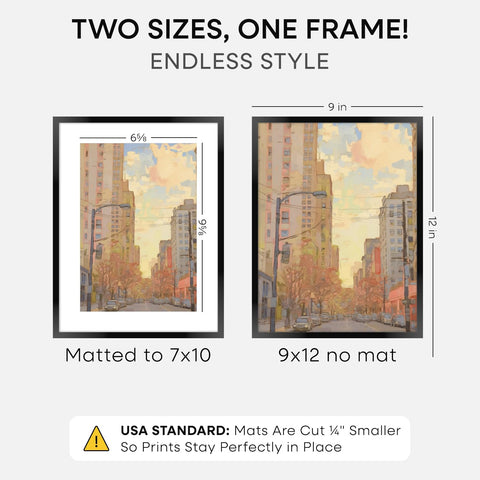 Homeforia 9x12 edge-to-edge display for bold visuals.